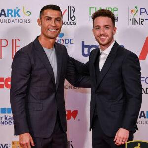 Cristiano Ronaldo And Diogo Jota Posing For 300x300