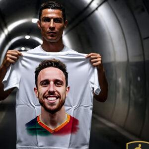 Cristiano Ronaldo Holding A Folded White T Shirt 300x300