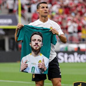 Cristiano Ronaldo On The Football Field After Copy 300x300