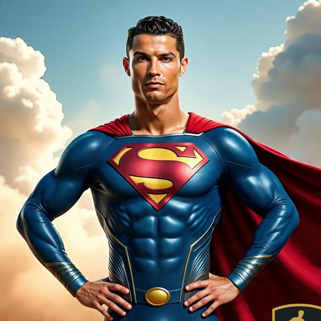 Cristiano Ronaldo As Superman In The Iconic 1 1024x1024