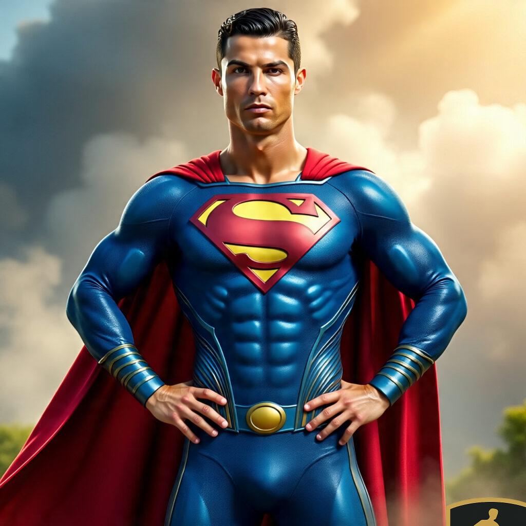 Cristiano Ronaldo As Superman In The Iconic 1024x1024