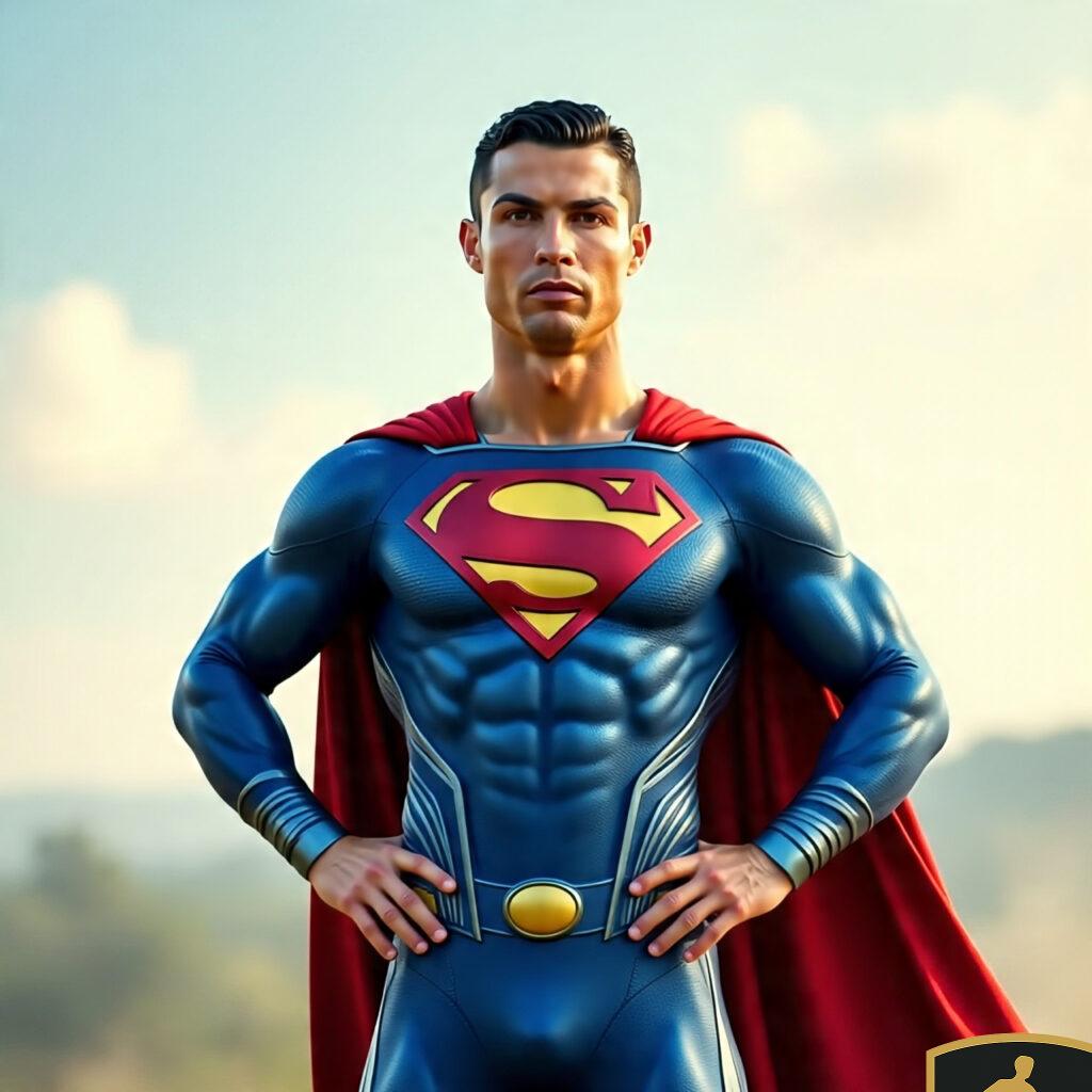 Cristiano Ronaldo As Superman In The Iconic 2 1024x1024