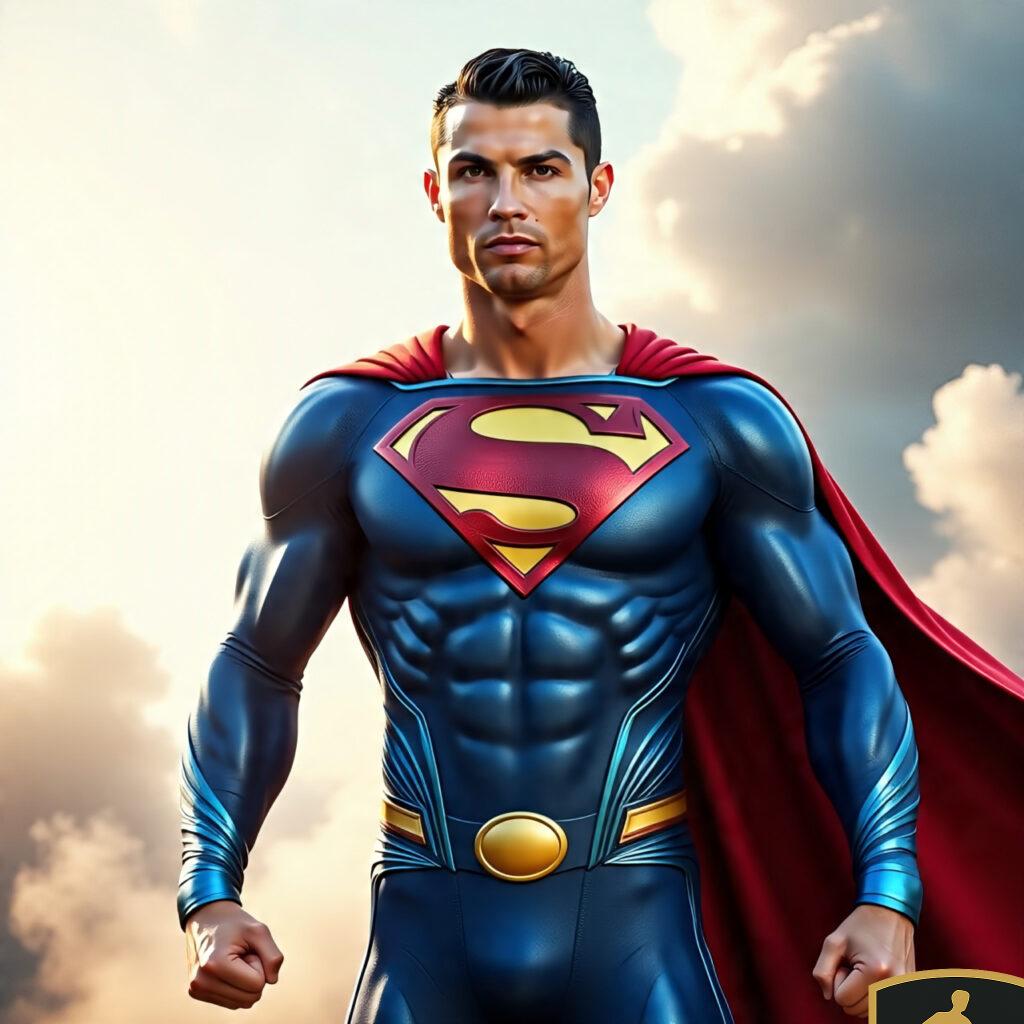 Cristiano Ronaldo As Superman In The Iconic 3 1024x1024