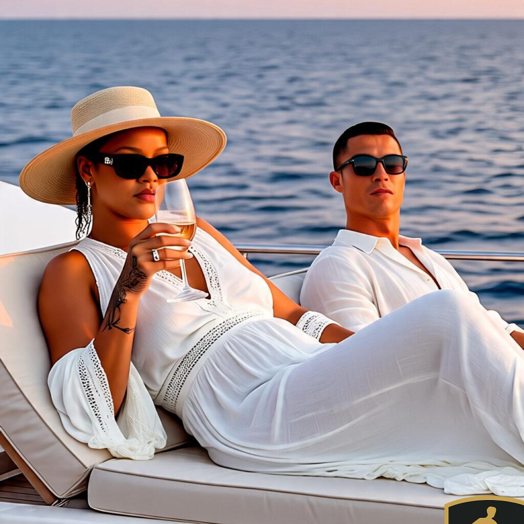 Rihanna In A Breezy White Outfit And 1 1024x1024