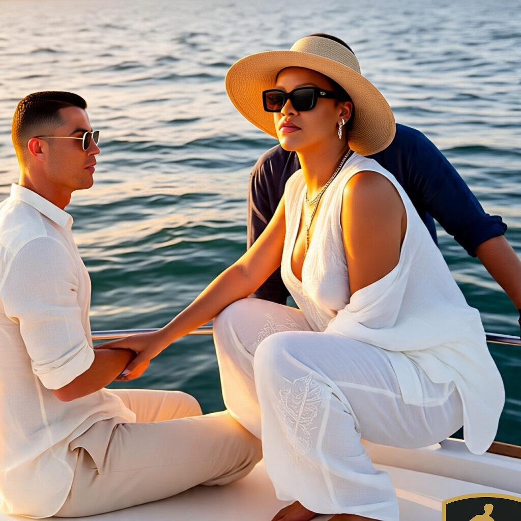 Rihanna In A Breezy White Outfit And 2 1024x1024