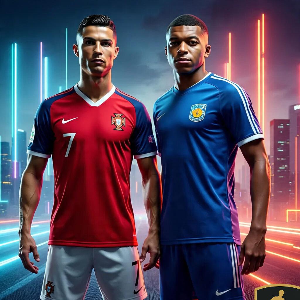 Ronaldo And Mbapp Side By Side In 1024x1024