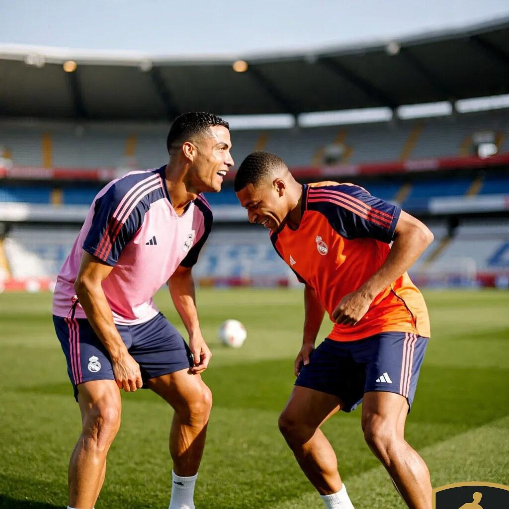 Ronaldo And Mbapp Training Together At Real 1 1024x1024