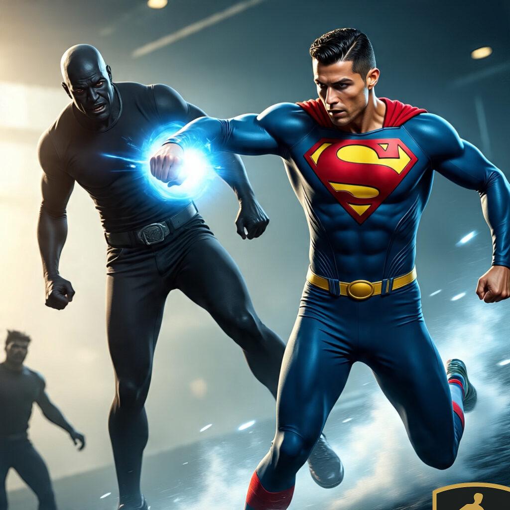 Superman Cristiano Ronaldo In Mid Air Battle Against 5 1024x1024