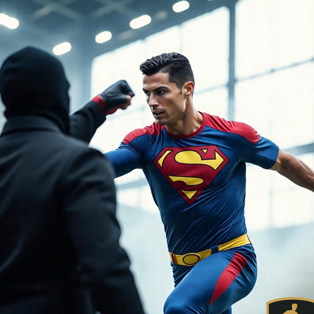 Superman Cristiano Ronaldo In Mid Air Battle Against 6 1024x1024